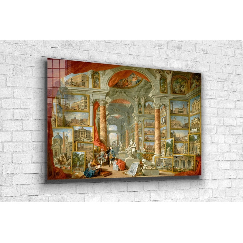 Giovanni Paolo Panini Print Tempered Glass Wall Art 100% Made in Australia Ready to Hang