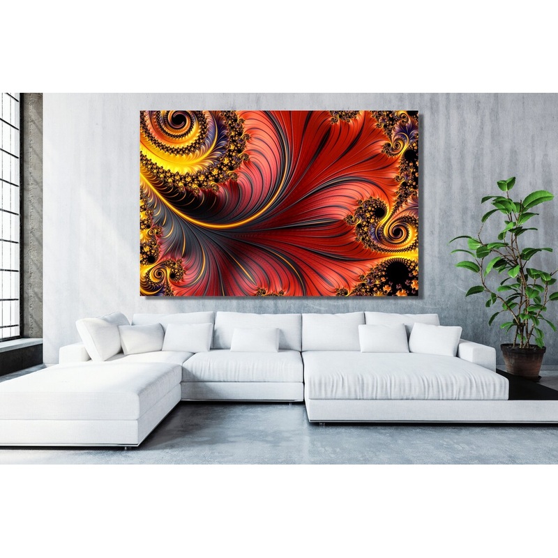 Abstract Design Art Acrylic Glass Print Tempered Glass Wall Art 100% Made in Australia Ready to Hang