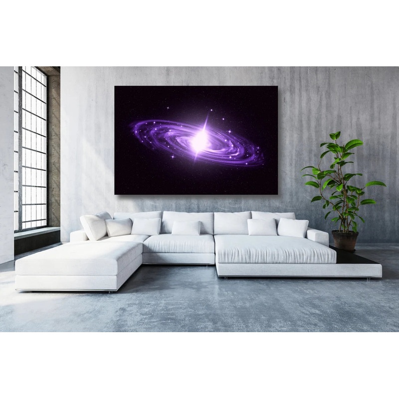Andromeda Galaxy Acrylic Glass Print Tempered Glass Wall Art 100% Made in Australia Ready to Hang