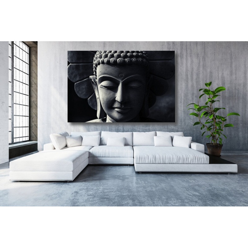 Buddha Statue Acrylic Glass Print Tempered Glass Wall Art 100% Made in Australia Ready to Hang
