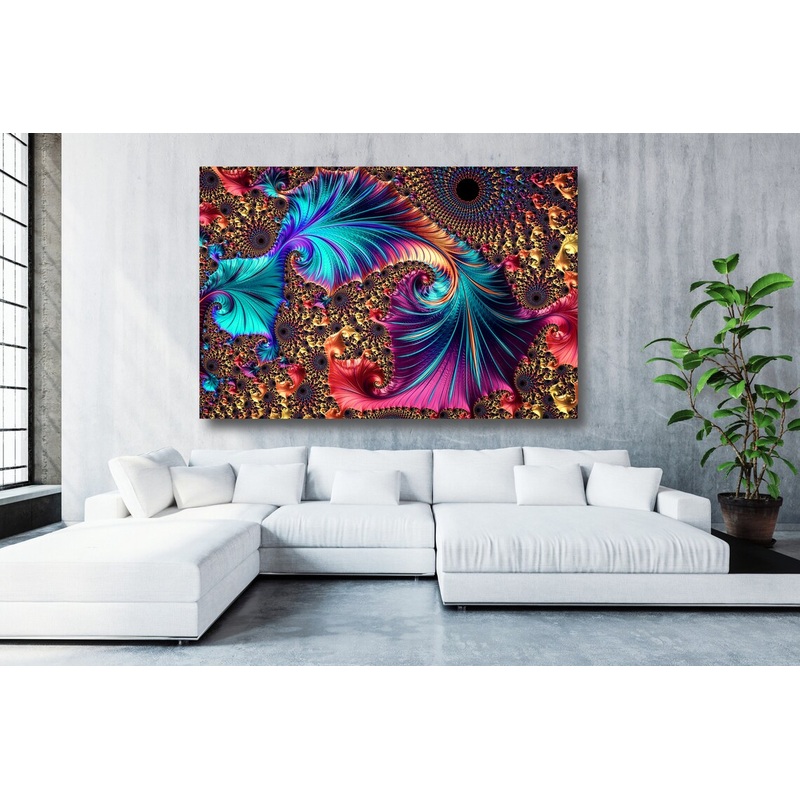Design of Abstract Art Acrylic Glass Print Tempered Glass Wall Art 100% Made in Australia Ready to Hang