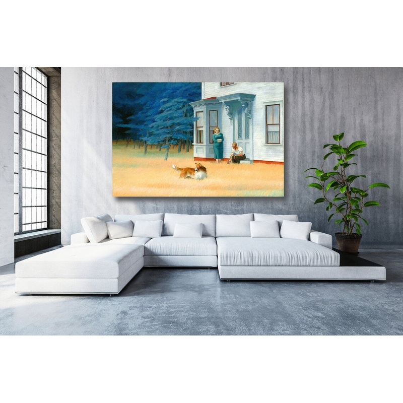 Edward Hopper, Cape Cod Evening Acrylic Glass Print Tempered Glass Wall Art 100% Made in Australia Ready to Hang