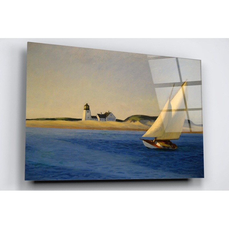 Edward Hopper, The Long Leg Acrylic Glass Print Tempered Glass Wall Art 100% Made in Australia Ready to Hang
