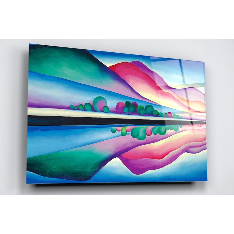 Georgia O'Keefe, Lake George Acrylic Glass Print Tempered Glass Wall Art 100% Made in Australia Ready to Hang
