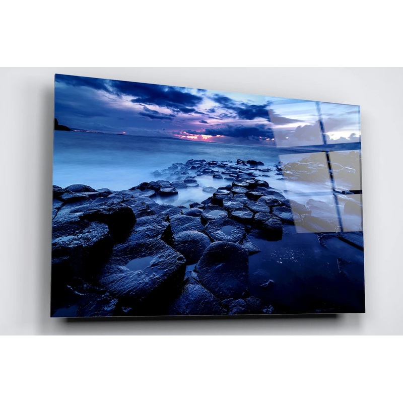 Giant's Causeway Ireland Acrylic Glass Print Tempered Glass Wall Art 100% Made in Australia Ready to Hang