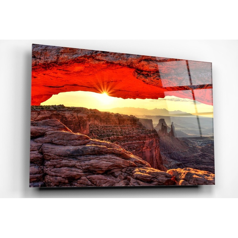 Sedona Landscape Acrylic Glass Print Tempered Glass Wall Art 100% Made in Australia Ready to Hang