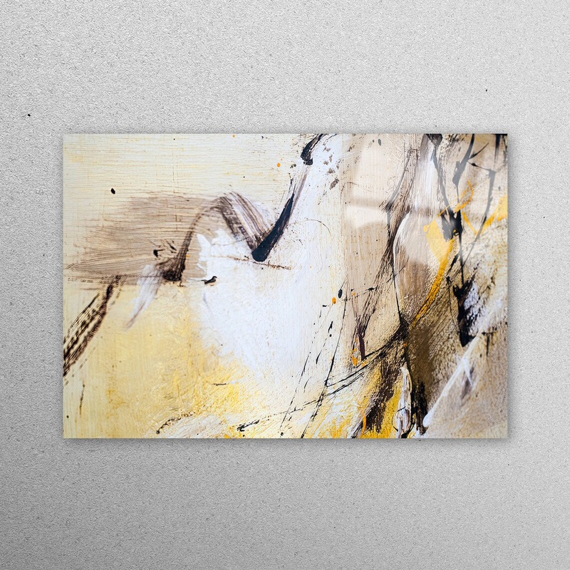 Abstract Soft Tones Acrylic Glass Print Tempered Glass Wall Art 100% Made in Australia Ready to Hang