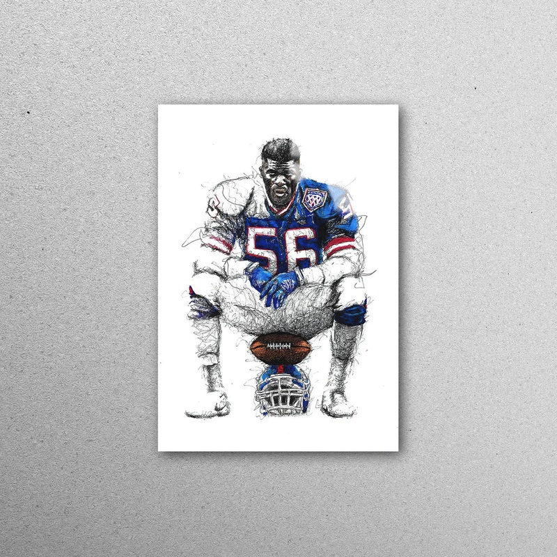 American Football Player Acrylic Glass Print Tempered Glass Wall Art 100% Made in Australia Ready to Hang