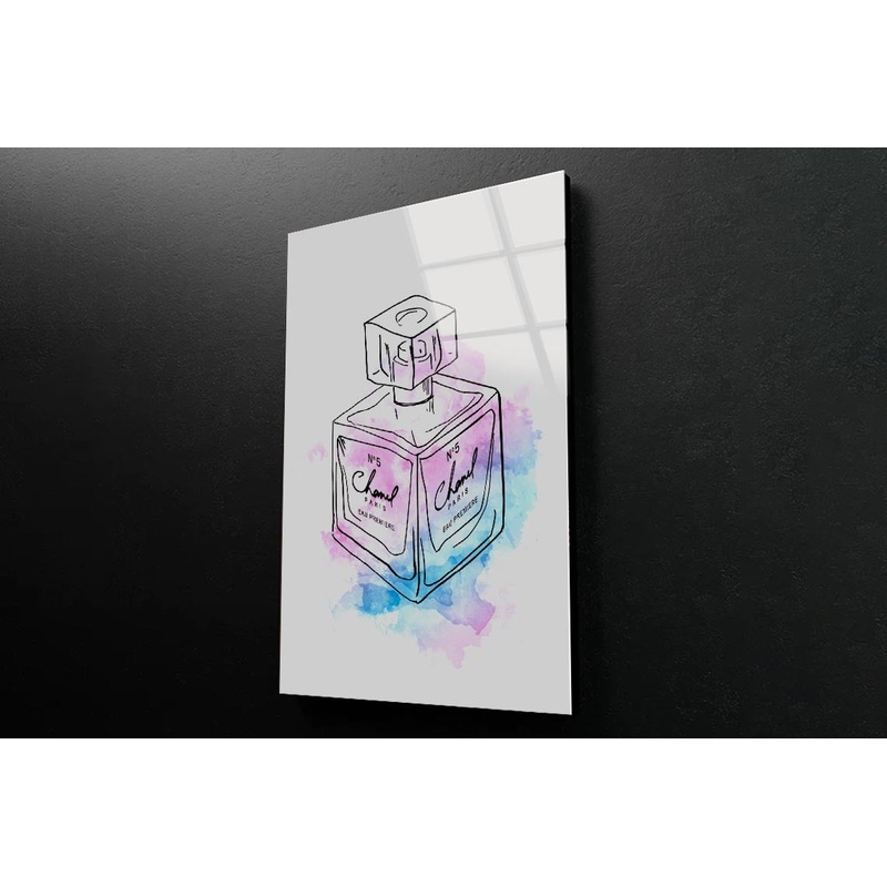 Colorful Perfume 3D Design Acrylic Glass Print Tempered Glass Wall Art 100% Made in Australia Ready to Hang