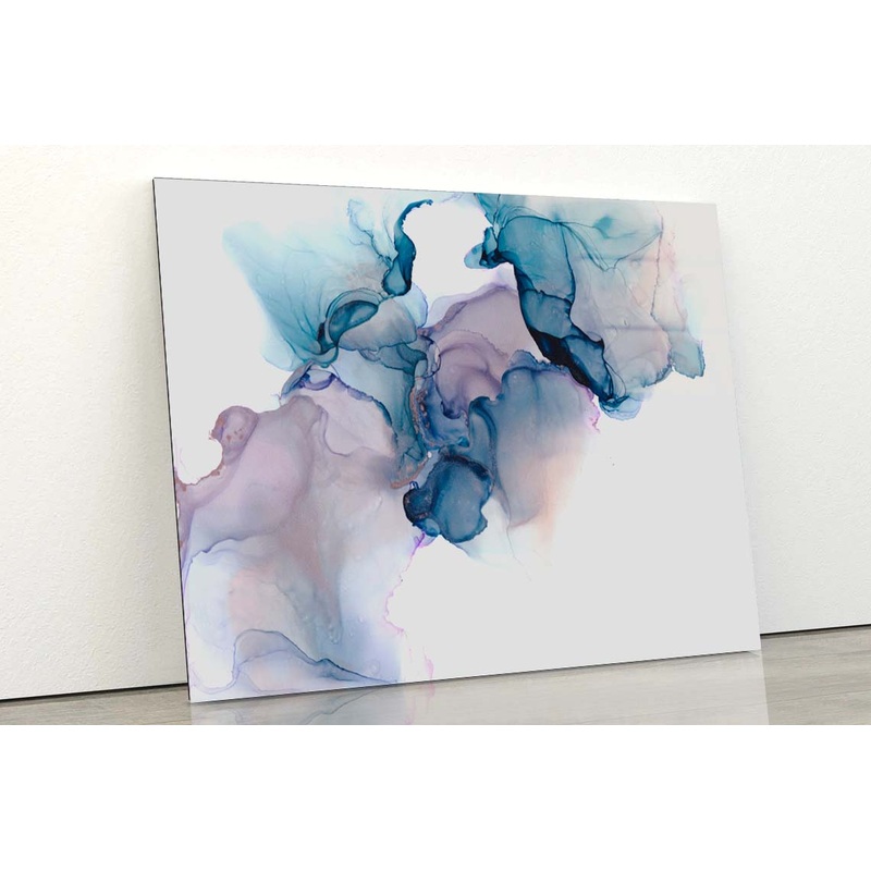 Abstract Alcohol Ink Acrylic Glass Print Tempered Glass Wall Art 100% Made in Australia Ready to Hang