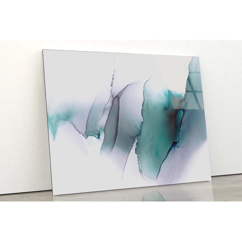 Abstract Hand Painted Alcohol Acrylic Glass Print Tempered Glass Wall Art 100% Made in Australia Ready to Hang