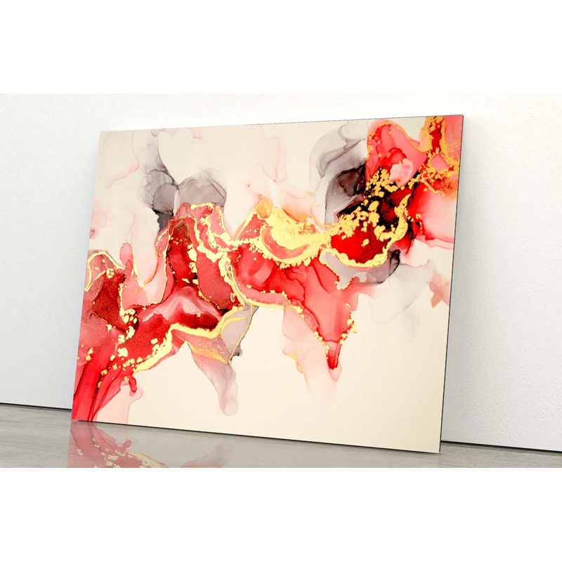 Beautiful Oriental Ink Acrylic Glass Print Tempered Glass Wall Art 100% Made in Australia Ready to Hang
