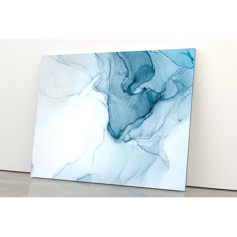 Closeup Alcohol Ink Abstract Acrylic Glass Print Tempered Glass Wall Art 100% Made in Australia Ready to Hang
