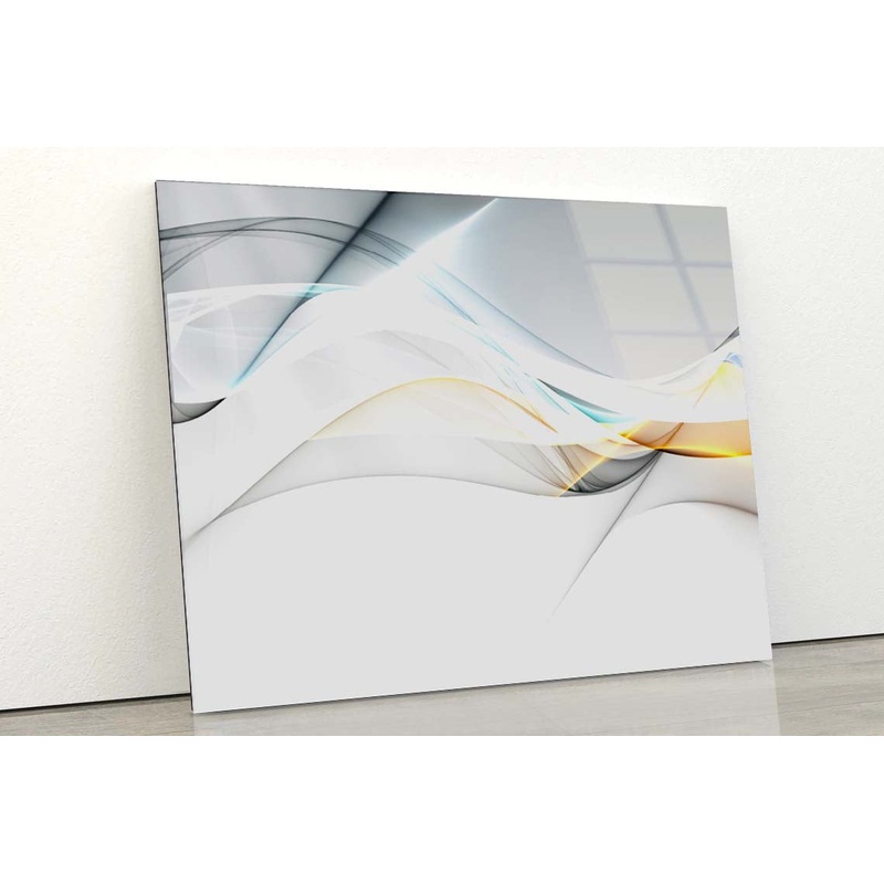 Elegant Abstract Design Acrylic Glass Print Tempered Glass Wall Art 100% Made in Australia Ready to Hang