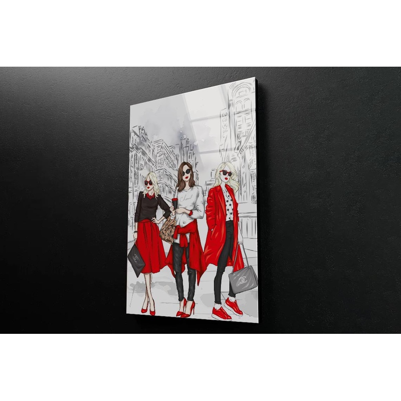 Fashion Luxury Store 3D Design Acrylic Glass Print Tempered Glass Wall Art 100% Made in Australia Ready to Hang