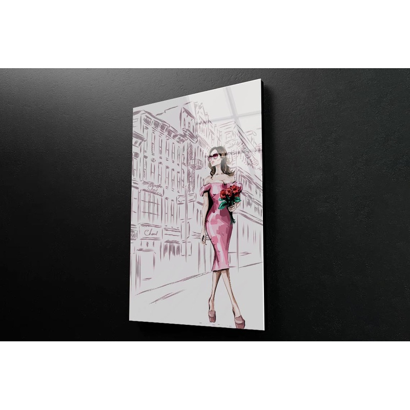 Fashion Store Art 3D Design Acrylic Glass Print Tempered Glass Wall Art 100% Made in Australia Ready to Hang