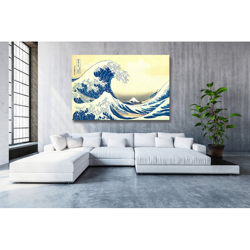The Great Wave Off Kanagawa Acrylic Glass Print Tempered Glass Wall Art 100% Made in Australia Ready to Hang
