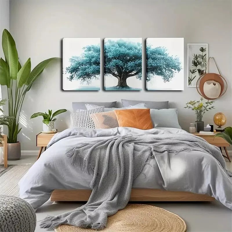 3pcs Chic Triptych Wall Art Set Canvas Framed 50x70cm -  High Quality Print 100% Australian Made Wall Canvas Ready to Hang