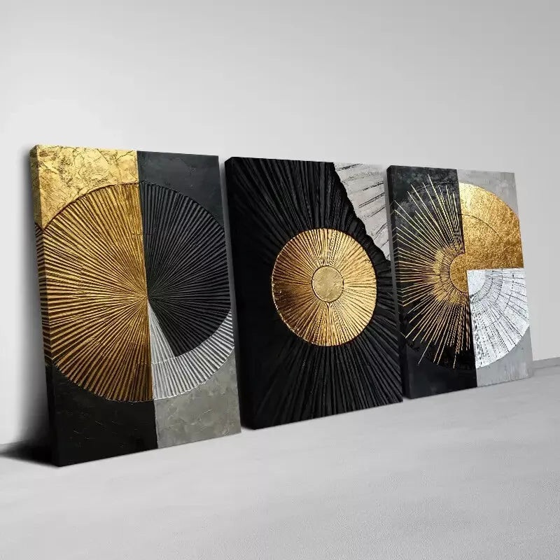 3pcs Modern Nordic Minimalist Art Set Canvas Framed 50x70cm -  High Quality Print 100% Australian Made Wall Canvas Ready to Hang