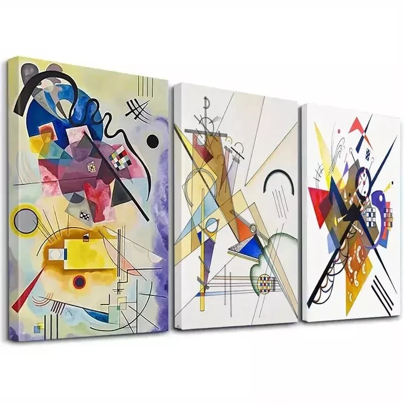 3pcs Abstract Modern Art Prints Wall Art Set Canvas Framed 50x70cm - High Quality Print 100% Australian Made Wall Canvas Ready to Hang