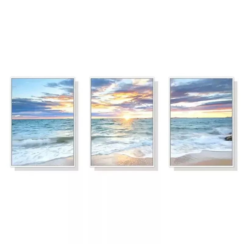 3pcs  Splash Simple Style Art Glass Bottles   Wall Art Set Canvas Framed 50x70cm - High Quality Print 100% Australian Made Wall Canvas Ready to Hang