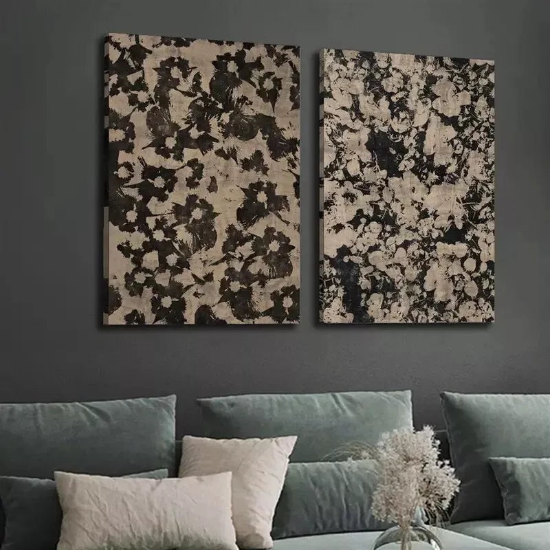 2pcs Decorative Painting, Japanese Style Decoration Canvas Framed 50x75cm - High Quality Print 100% Australian Made Wall Canvas Ready to Hang