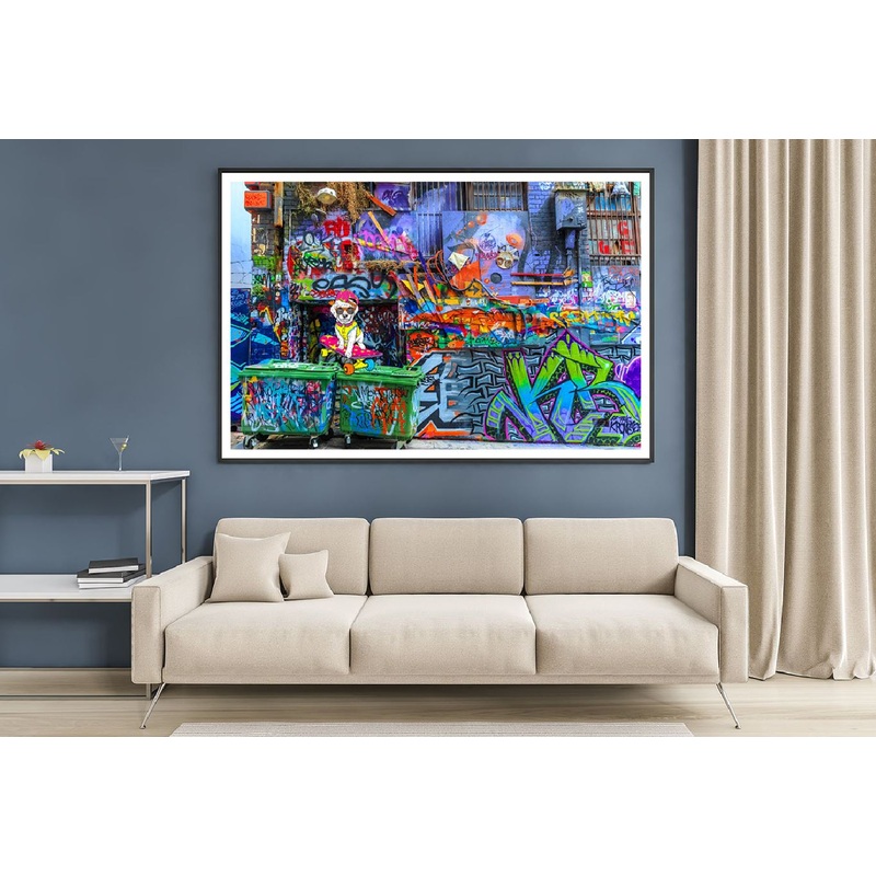 Graffiti Street Wall Art Design Photograph Home Decor Premium Quality Poster Print Choose Your Sizes