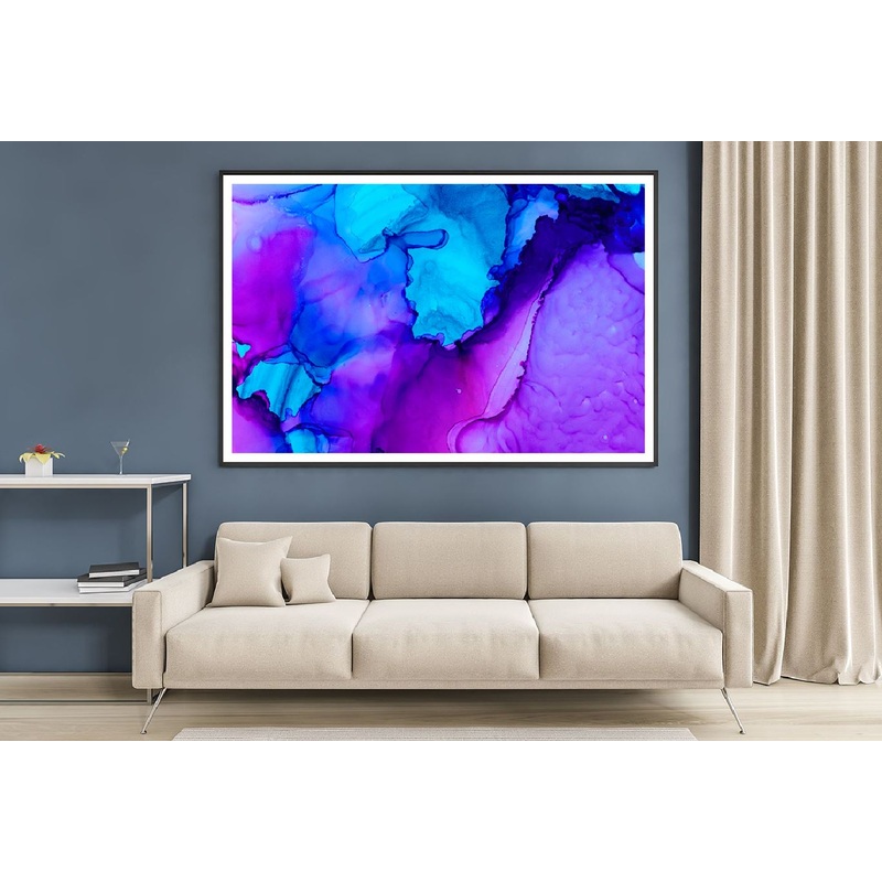Purple & Blue Abstract Design Home Decor Premium Quality Poster Print Choose Your Sizes
